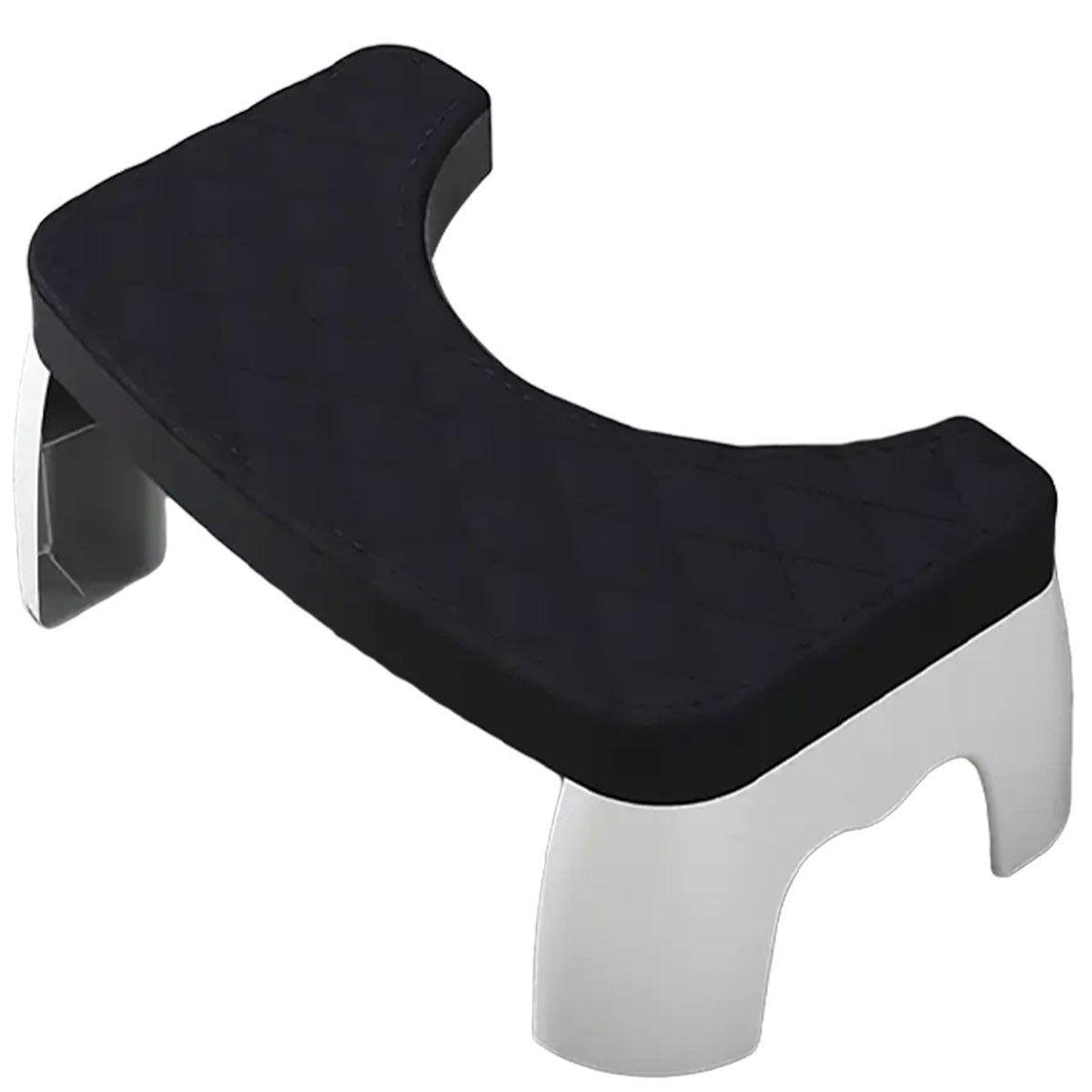Toilet Stool Anti-Slip Bathroom Footstool for Home Use with Stable Support Design - Black V528-TOILET-STOOL-BLACK-467882