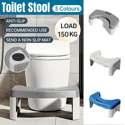 Thickened Toilet Squatting Stool Bathroom Footstool Household Restroom Pad - Blue V528-TOILET-STOOL-BLUE-404910