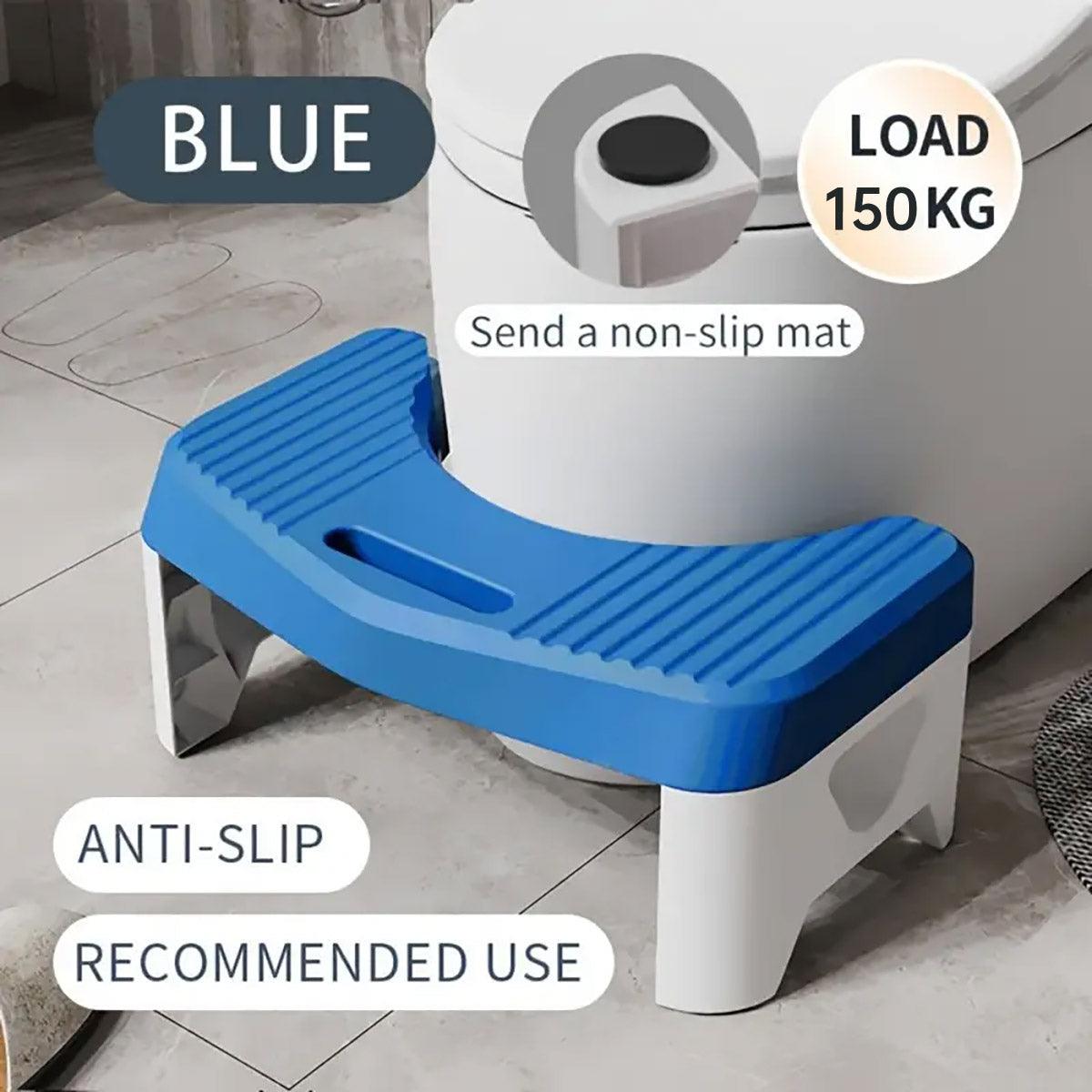 Thickened Toilet Squatting Stool Bathroom Footstool Household Restroom Pad - Blue V528-TOILET-STOOL-BLUE-404910