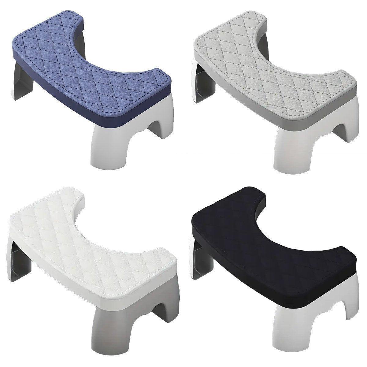 Toilet Stool Anti-Slip Bathroom Footstool for Home Use with Stable Support Design - Blue V528-TOILET-STOOL-BLUE-971029