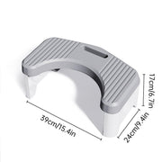 Thickened Toilet Squatting Stool Bathroom Footstool Household Restroom Pad - Grey V528-TOILET-STOOL-GREY-288660