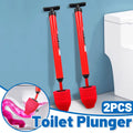 2PCS Toilet Plunger Vacuum Pump Powerful Clog Remover Sewer Drain Unclogging Tool V528-TOILET-UNCLOGGING-2PCS-589201