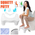 1X Sit And Squat Squatty Potty Stool Non-Slip Toilet Stools Healthy V528-TOILETSTOOL-543411