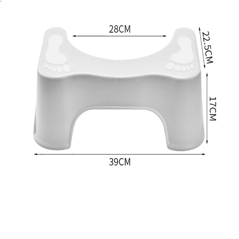 1X Sit And Squat Squatty Potty Stool Non-Slip Toilet Stools Healthy V528-TOILETSTOOL-543411
