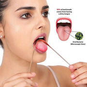 Pure Copper Tongue Scraper Cleaner Thick 12Gm Ayurvedic Dental Hygiene Oral Care - 1PC V528-TONGUESCRAPER-785511