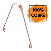 Pure Copper Tongue Scraper Cleaner Thick 12Gm Ayurvedic Dental Hygiene Oral Care - 1PC V528-TONGUESCRAPER-785511