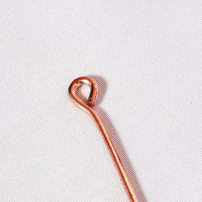 Pure Copper Tongue Scraper Cleaner Thick 12Gm Ayurvedic Dental Hygiene Oral Care - 1PC V528-TONGUESCRAPER-785511