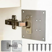 Hinge Repair Plate Rust Resistant Steel Furniture Cupboard Repair Mount Tool - 1SET V528-TOOL-1SET-48520