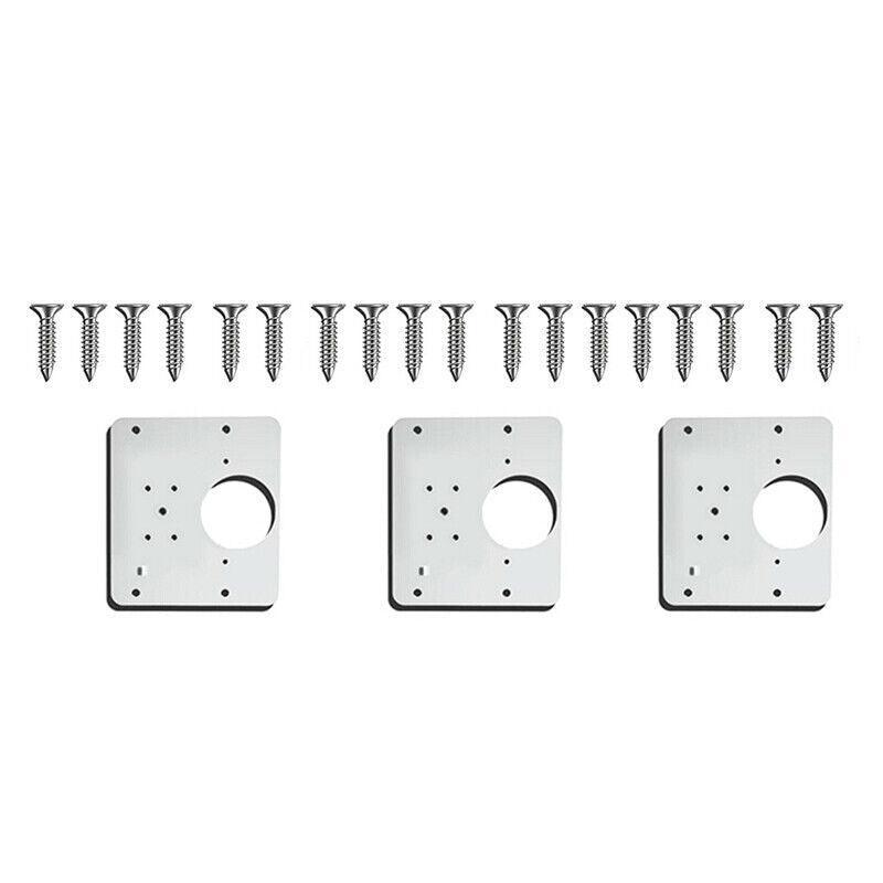 Hinge Repair Plate Rust Resistant Steel Furniture Cupboard Repair Mount Tool - 1SET V528-TOOL-1SET-48520