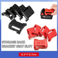 5Pcs Battery Mount Holder Stand For Milwaukee M18 18V Tool Battery Accessories - Black V528-TOOL-5PCS-BLACK-789562