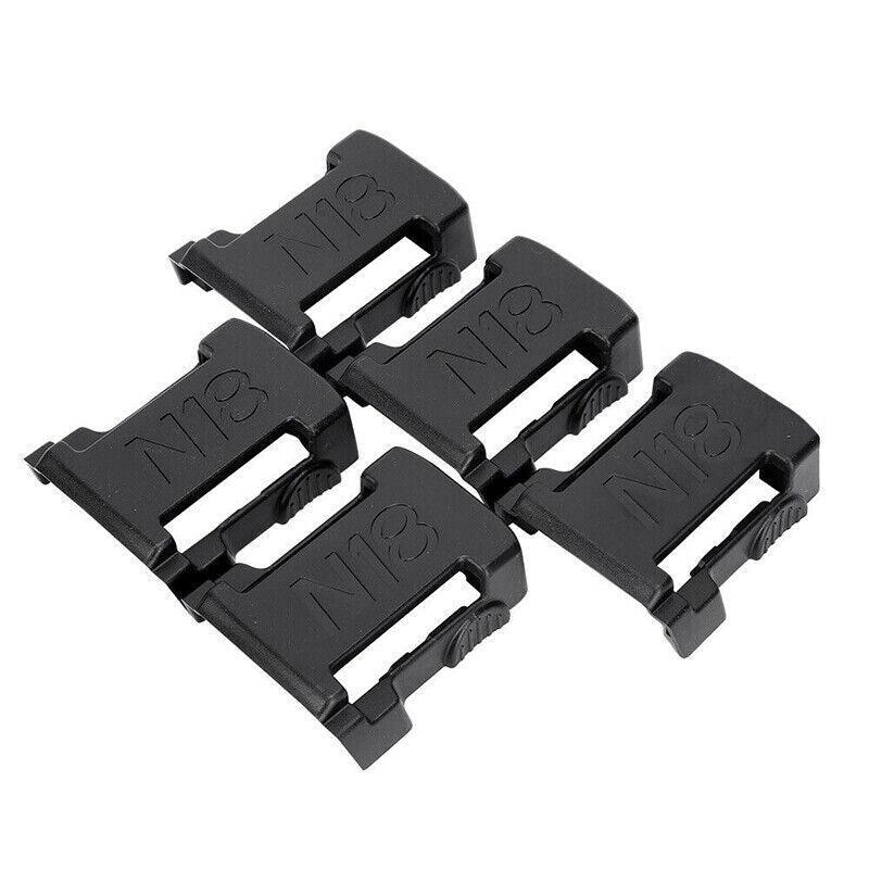5Pcs Battery Mount Holder Stand For Milwaukee M18 18V Tool Battery Accessories - Black V528-TOOL-5PCS-BLACK-789562