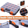 Double Sided Portable Hardware Tools Storage Box Parts Organizer Accessories Box V528-TOOL-ACCESSORY-BOX-857142