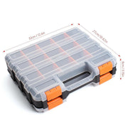 Double Sided Portable Hardware Tools Storage Box Parts Organizer Accessories Box V528-TOOL-ACCESSORY-BOX-857142