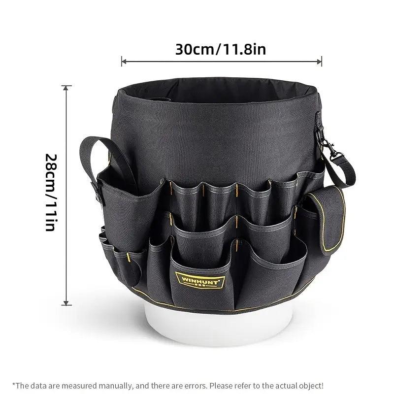Multifunctional Bucket Bag Hardware Tools Organizer Repair Toolkit Storage Case V528-TOOL-BUCKET-BAG-594283