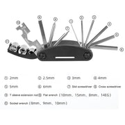 Bicycle Repair Kit with Tire Levers Patch Kit Pump Multi Tool for Mountain Bike V528-TOOLKIT-514117