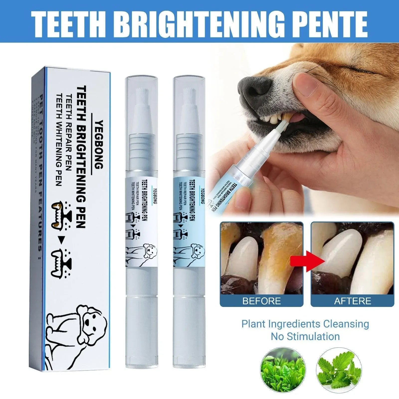 Pet Dental Cleaning Pencil for Dogs Cats Remove Calculus Oral Care Tool Pen V528-TOOTH-CLEANING-TOOL-816650