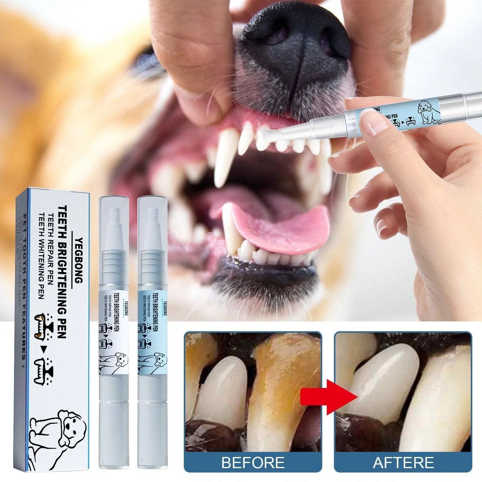 Pet Dental Cleaning Pencil for Dogs Cats Remove Calculus Oral Care Tool Pen V528-TOOTH-CLEANING-TOOL-816650