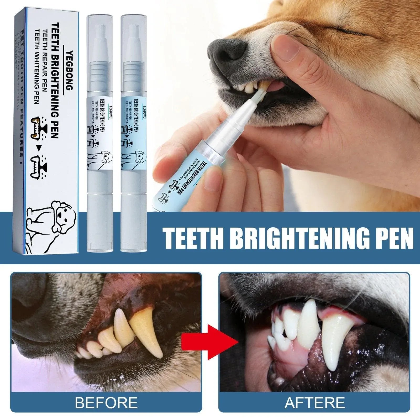 Pet Dental Cleaning Pencil for Dogs Cats Remove Calculus Oral Care Tool Pen V528-TOOTH-CLEANING-TOOL-816650