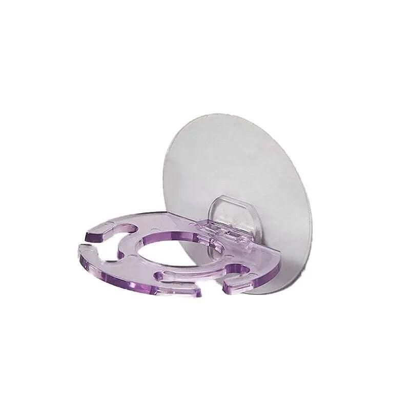 Toothbrush Holder Wall Mount Sucker Bathroom Suction Cup Toothpaste Storage Rack - Purple V528-TOOTHBRUSHHOLDER-PURPLE-145132