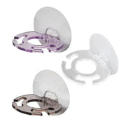 Toothbrush Holder Wall Mount Sucker Bathroom Suction Cup Toothpaste Storage Rack - Purple V528-TOOTHBRUSHHOLDER-PURPLE-145132