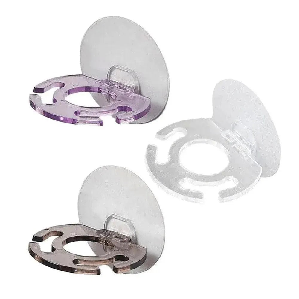 Toothbrush Holder Wall Mount Sucker Bathroom Suction Cup Toothpaste Storage Rack - Purple V528-TOOTHBRUSHHOLDER-PURPLE-145132