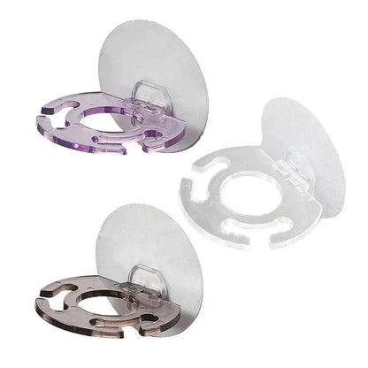 Toothbrush Holder Wall Mount Sucker Bathroom Suction Cup Toothpaste Storage Rack - Purple V528-TOOTHBRUSHHOLDER-PURPLE-145132