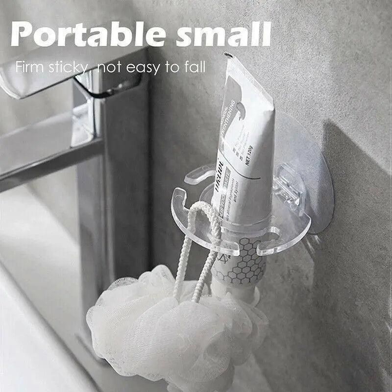 Toothbrush Holder Wall Mount Sucker Bathroom Suction Cup Toothpaste Storage Rack - Purple V528-TOOTHBRUSHHOLDER-PURPLE-145132