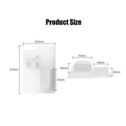 Silicone Shower Toothbrush Holder Bathroom Storage Rack for Razor and Toothpaste - Green V528-TOOTHBRUSHRACK-GREEN-21159