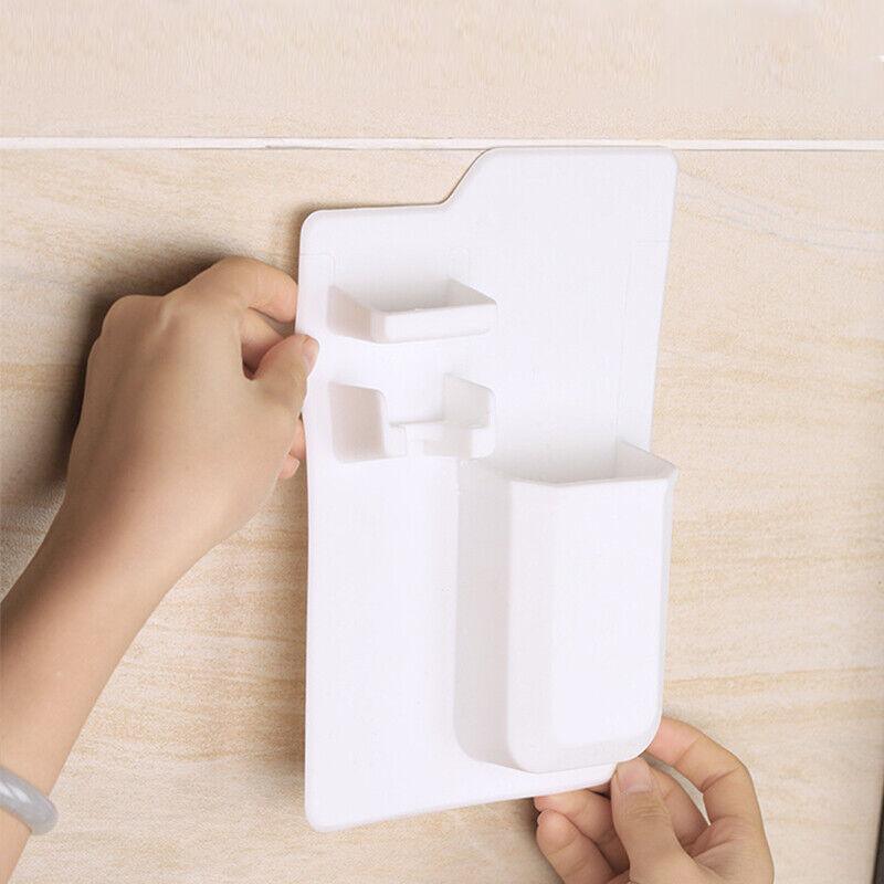 Silicone Shower Toothbrush Holder Bathroom Storage Rack for Razor and Toothpaste - Green V528-TOOTHBRUSHRACK-GREEN-21159