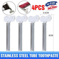 4X Stainless Steel Tube Toothpaste Squeezer Easy Key Dispenser Rolling Holder Au V528-TOOTHPASTE-4PCS-466985