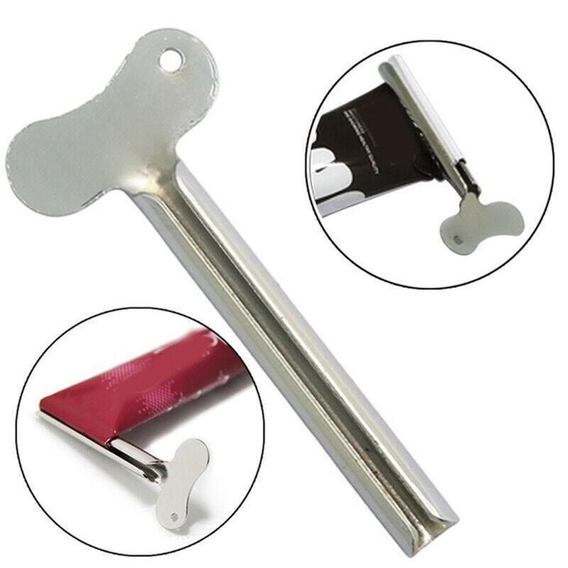 4X Stainless Steel Tube Toothpaste Squeezer Easy Key Dispenser Rolling Holder Au V528-TOOTHPASTE-4PCS-466985
