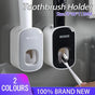 Ecoco Wall Mount Auto Ands Free Toothpaste Dispenser Automatic Toothpaste Squeez - Grey V528-TOOTHPASTEEQUIP-GREY231477