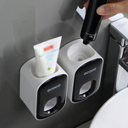 Ecoco Wall Mount Auto Ands Free Toothpaste Dispenser Automatic Toothpaste Squeez - Grey V528-TOOTHPASTEEQUIP-GREY231477