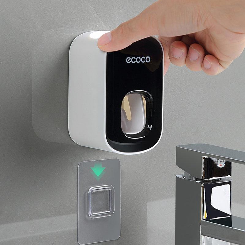 Ecoco Wall Mount Auto Ands Free Toothpaste Dispenser Automatic Toothpaste Squeez - Grey V528-TOOTHPASTEEQUIP-GREY231477