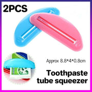 2Pcs Plastic Toothpaste Tube Squeezer Cream Dispenser Press Rolling Roller Tool V528-TOOTHPASTEHOLDER-2PCS-742233