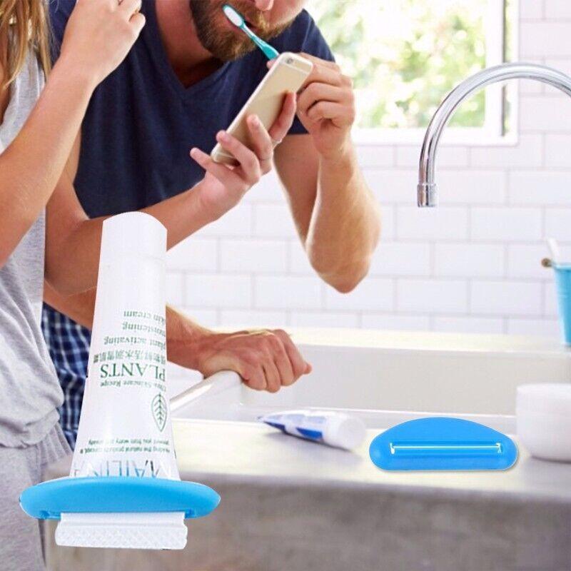 2Pcs Plastic Toothpaste Tube Squeezer Cream Dispenser Press Rolling Roller Tool V528-TOOTHPASTEHOLDER-2PCS-742233