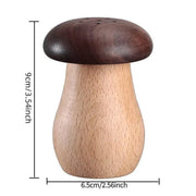 Solid Wood Toothpick Holder Black Walnut Beech Cute Mushroom Toothpick Box V528-TOOTHPICK-BOX-431527
