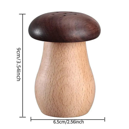 Solid Wood Toothpick Holder Black Walnut Beech Cute Mushroom Toothpick Box V528-TOOTHPICK-BOX-431527