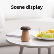 Solid Wood Toothpick Holder Black Walnut Beech Cute Mushroom Toothpick Box V528-TOOTHPICK-BOX-431527