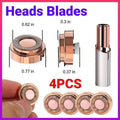 4Pcs For Gen1 Flawless Touch Facial Clean Hair Remover Replacement Heads Blades V528-TOUCHFACIAL-4PCS-776425