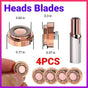 4Pcs For Gen1 Flawless Touch Facial Clean Hair Remover Replacement Heads Blades V528-TOUCHFACIAL-4PCS-776425