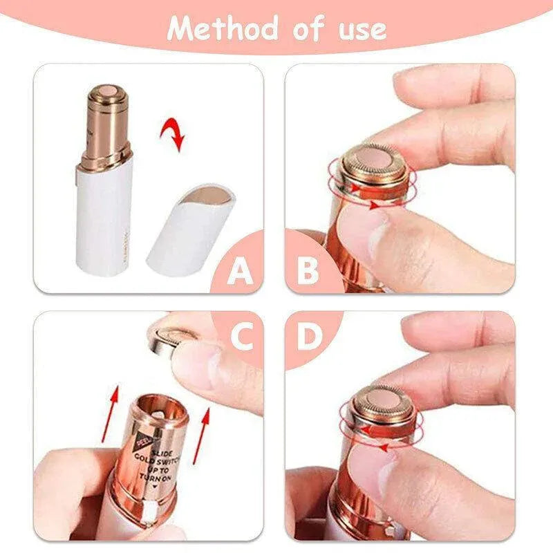 4Pcs For Gen1 Flawless Touch Facial Clean Hair Remover Replacement Heads Blades V528-TOUCHFACIAL-4PCS-776425