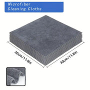 50pcs Microfibre Cleaning Cloths Household Car Dusting Wipes Reusable Soft Towel V528-TOWEL-GREY-50PCS-528008