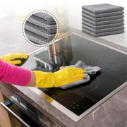 50pcs Microfibre Cleaning Cloths Household Car Dusting Wipes Reusable Soft Towel V528-TOWEL-GREY-50PCS-528008