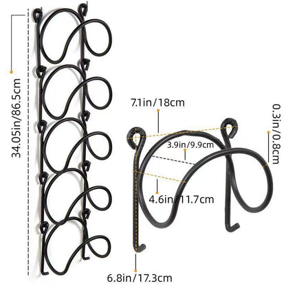 Multifunctional Wall Mounted Bathroom Storage Rack Multi Layer Towel and Wine V528-TOWEL-RACK-436386