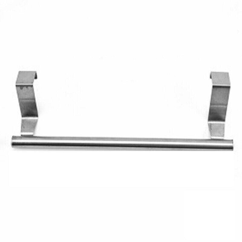 Stainless Steel Over Door Towel Rack Cupboard Hanging Rail for Kitchen Bathroom - 36CM V528-TOWELRACK-36CM-185334