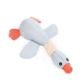 Squeaky Dog Toy Plush Chew Rope Pet Puppy Toys with Squeaker Crinkle for Teething - Light Blue Goose V528-TOY-LIGHTBLUEGOOSE-85772