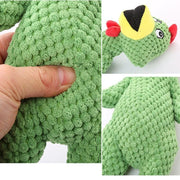 Squeaky Dog Toy Plush Chew Rope Pet Puppy Toys with Squeaker Crinkle for Teething - Light Pink Rabbit V528-TOY-LIGHTPINKRABBIT-57202
