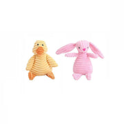 Squeaky Dog Toy Plush Chew Rope Pet Puppy Toys with Squeaker Crinkle for Teething - Light Pink Rabbit V528-TOY-LIGHTPINKRABBIT-57202