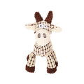 Squeaky Dog Toy Plush Chew Rope Pet Puppy Toys with Squeaker Crinkle for Teething - White Donkey V528-TOY-WHITEHORSE-56120